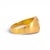 Vintage 18k Gold Signet Ring, 2.5ct Natural Light Yellow Ceylon Sapphire, Size 6.5 For Sale - Image 4 of 5