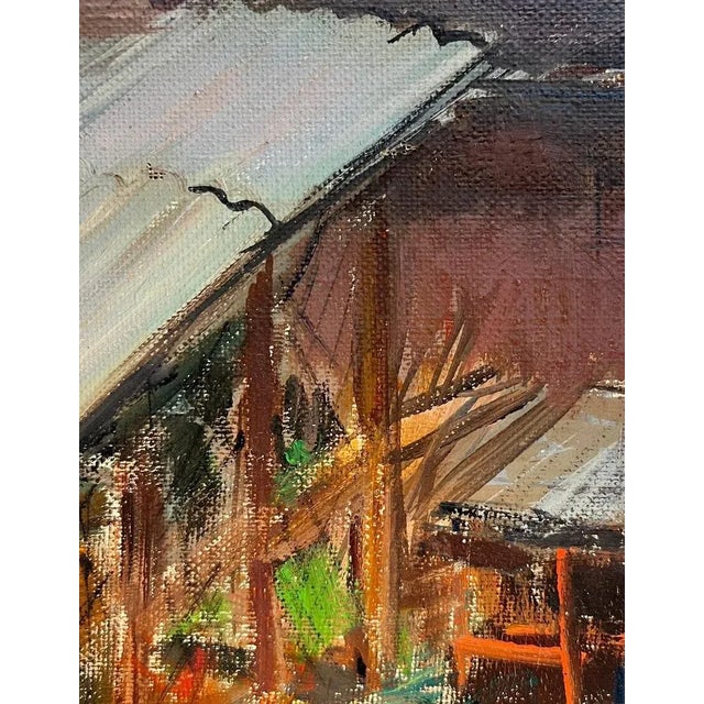 Henri Fehr, Rural Village, Oil on Canvas For Sale - Image 10 of 16