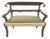 Vintage Cloisonne Moroccan Metal Rams Head 2 Seater Love Seat Settee For Sale