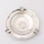 Art Deco Heavy Hand-Hammered .900 Sterling Silver Ashtray With Sculptural Coins For Sale - Image 11 of 12