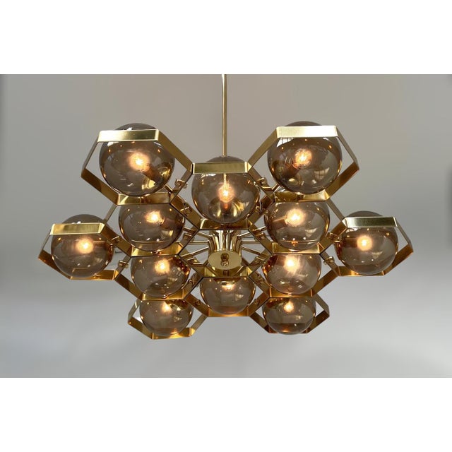 Not Yet Made - Made To Order 21st Century Honeycomb Chandelier by Fabio LTD For Sale - Image 5 of 7