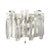 Silver Mid-Century Austrian Model Fuente Wall Sconces in Ice-Glass by Kalmar for Kalmar Franken KG, 1970s, Set of 2 For Sale - Image 8 of 10