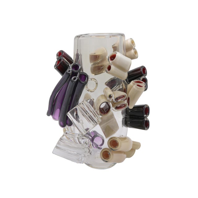 Glass Martin Potsch Contemporary Art Glass Vase For Sale - Image 7 of 8