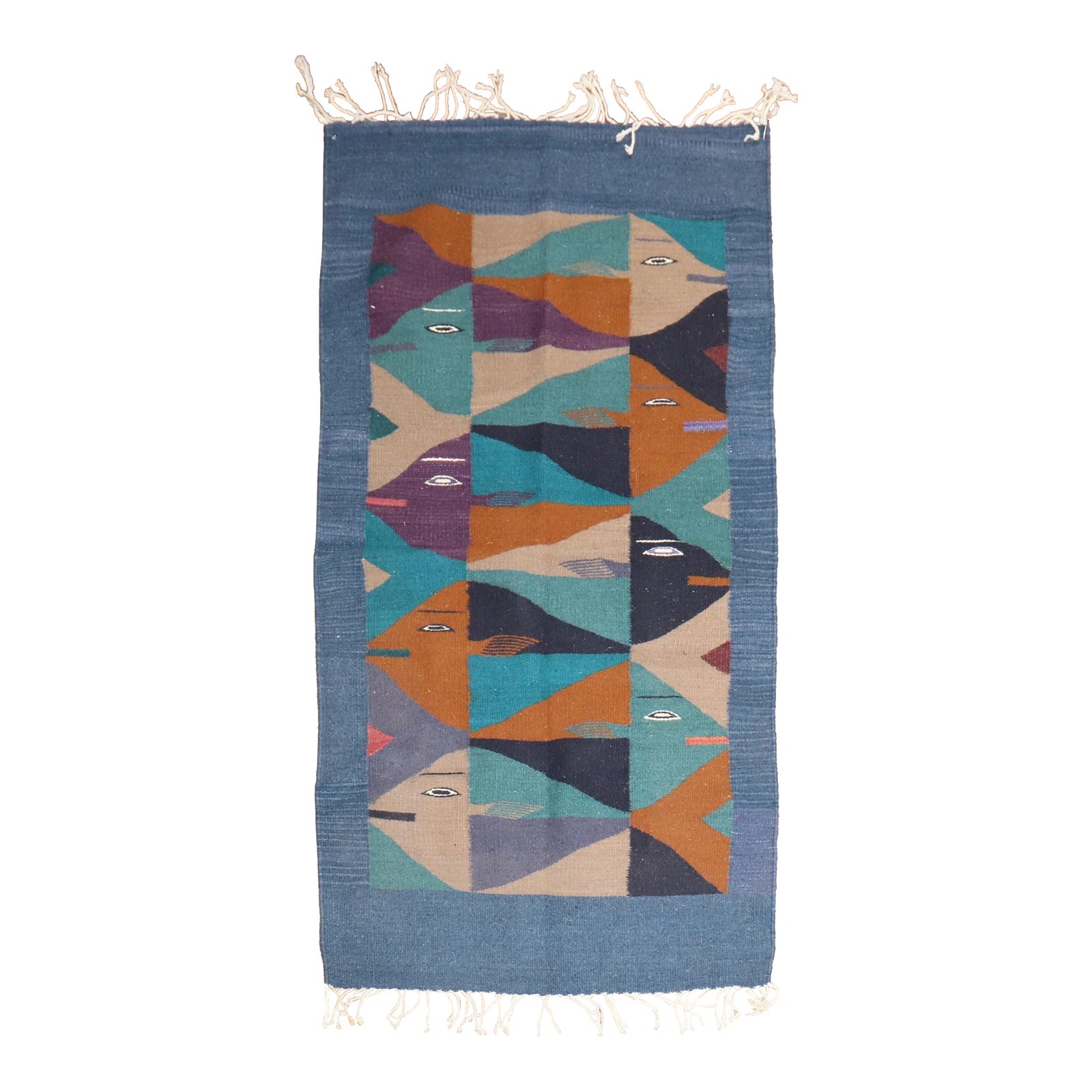 Late 20th Century Peruvian Fish Textile | Chairish