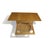 Mid 20th Century Hans J. Wegner at-33 Sewing Drop-Leaf Side Table in White Oak, Beautifully Restored For Sale - Image 10 of 11