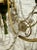 Glass Antique Neoclassical / Empire Revival Chandelier 6 Arm Wheat Design For Sale - Image 7 of 7