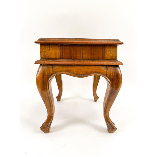 Vintage Salesman’s Sample-Sized Louis XV Style Burl Walnut Desk For Sale - Image 13 of 14