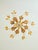 1970s Large Amber Crystal Flower Chandelier, Maison Baguès Style, 8-Light For Sale - Image 4 of 8