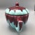 1960s Drip Tea Pot, Cups and Saucers, Plus Sugar Bowl by Allen’s of California - 12 Pieces For Sale - Image 5 of 13