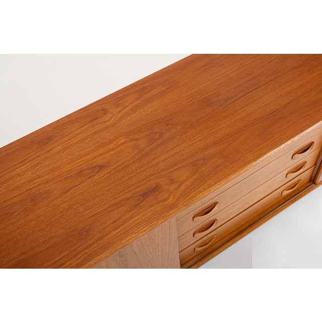 Clausen & Søn Vintage Teak Sideboard by Clausen & Son, 1960s For Sale - Image 4 of 12