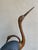 1990s Fabulous 5’ Bronze Crane Pair For Sale - Image 4 of 7