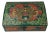 Oriental Rectangular Green Color Kirin Dragon Accent Box For Sale