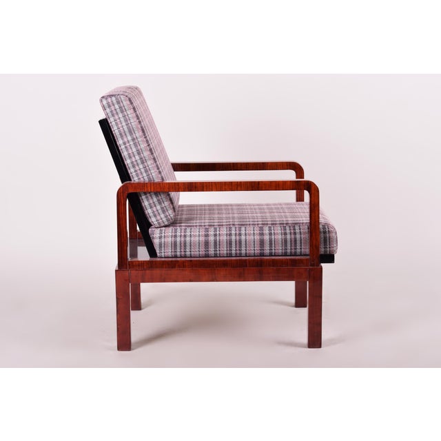 Art Deco Armchairs, Czech, 1930s, Set of 2 For Sale - Image 4 of 11