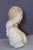 Alabaster Bust of a Young Woman with a Golden Headdress, 1900 For Sale - Image 13 of 15