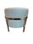 2020s Restoration Hardware Reginald Chair in an Italian Gray Weave and Chrome Base For Sale - Image 5 of 11