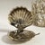 2020s Cap Ferrat Fan Shell Lidded Bowl with Spoon, Gold For Sale - Image 5 of 6