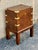 This burl wood box on stand is such a versatile table, it can be next to a sofa or between the chairs. It offers a lot of...