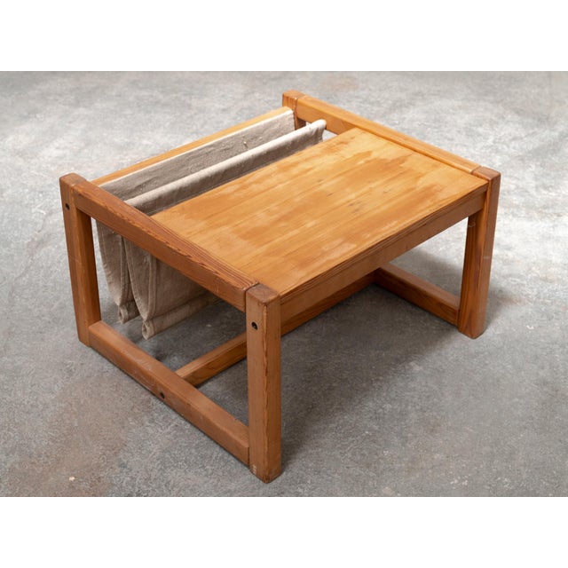 Habitat Pine Coffee Table with Jute Magazine Rack, 1980s For Sale - Image 4 of 9