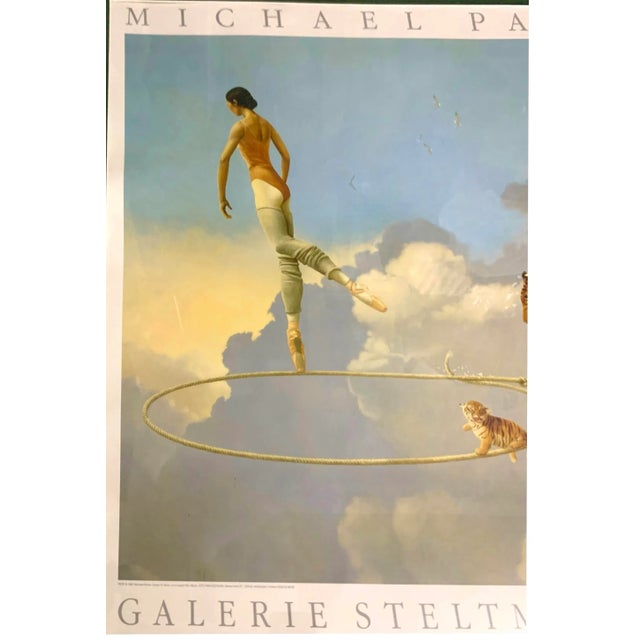 Mid-Century Modern Michael Parkes Print, Dream for Rosa, Framed With Glass, 32"h For Sale In Tulsa - Image 6 of 7