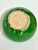 Japanese Green Asian Crackle Glaze Vase For Sale - Image 3 of 4