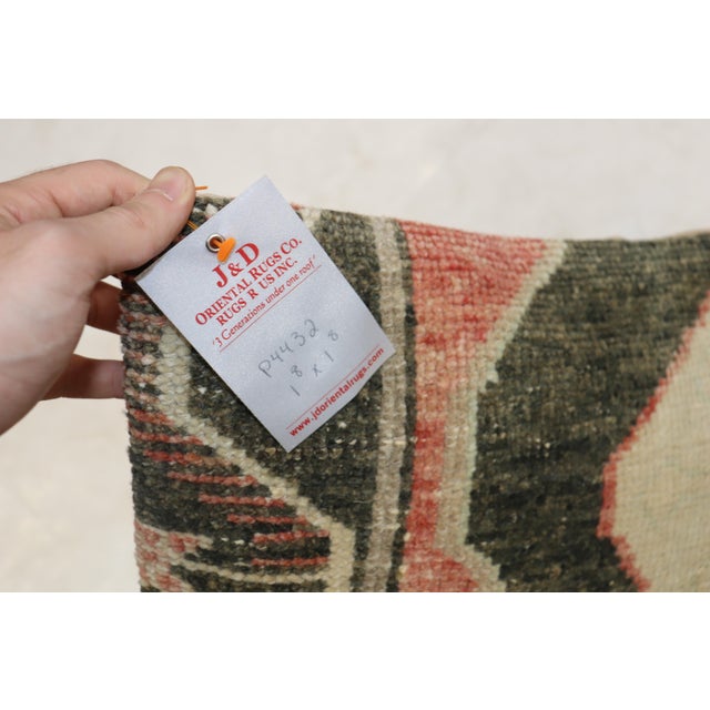 Nautical Turkish Rug Pillow For Sale - Image 4 of 5