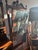Wood Late 19th Century English Edwardian, Mahogany/Satin Wood Cheval Mirror For Sale - Image 7 of 8