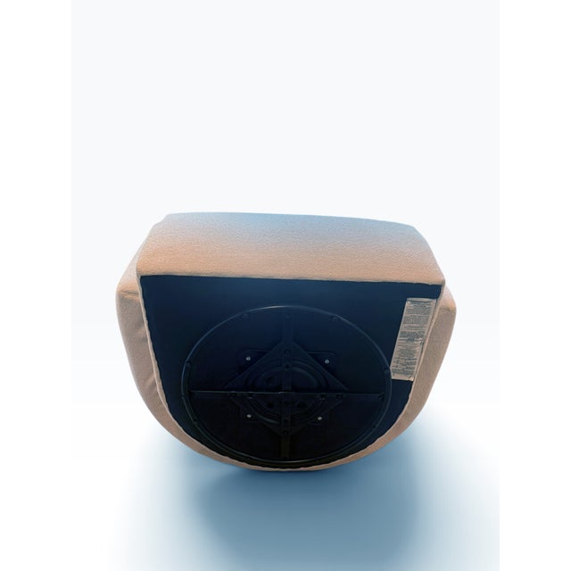 2020s Pair of Arhaus Savoy Swivel Chairs in Cream Upholstery – Made in Usa For Sale - Image 5 of 12