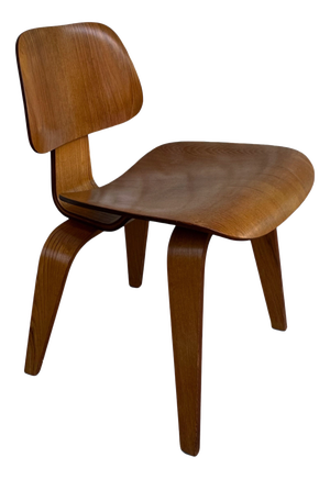 DCW Dining Chair in Walnut by Charles and Ray Eames for Herman Miller, 1950s