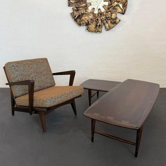 Wood Mid-Century Modern Switchblade Coffee Table by Andre Bus for Lane Acclaim For Sale - Image 7 of 13