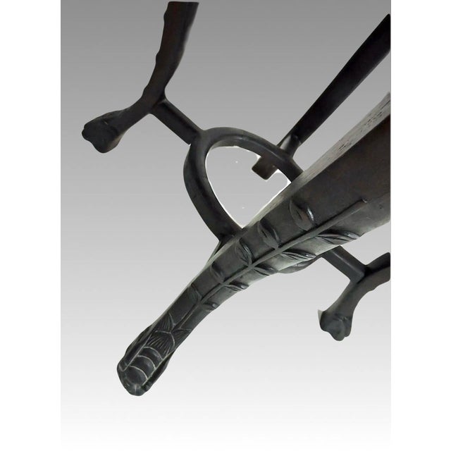 Antique Chinese Carved Rosewood and Beige Marble Plant Display Stand/Pedestal, Side Table, or Stool For Sale - Image 10 of 10