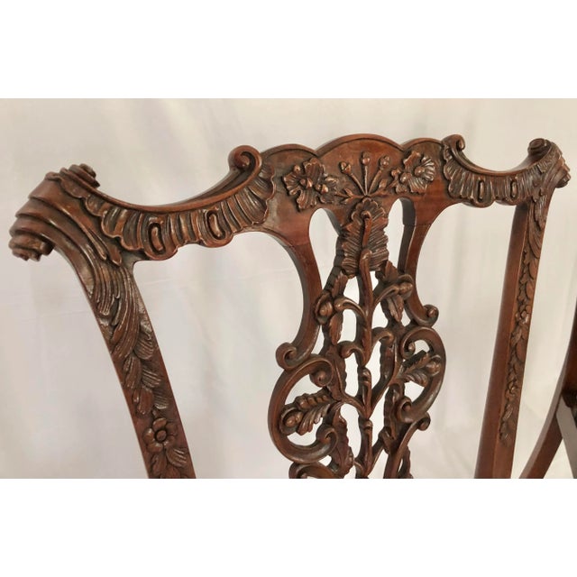 Early 20th Century Antique English Chippendale Dining Chairs - Set of 12 For Sale In Charleston - Image 6 of 13