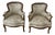 Early 20th Century Pair of French Bergere Children’s Chairs For Sale
