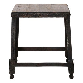 Vintage Iron Coffee Table, 1920s For Sale