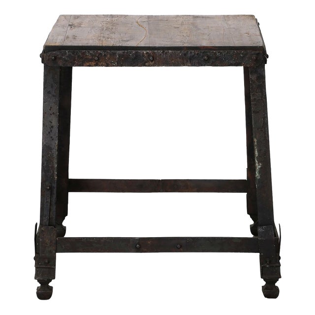 Vintage Iron Coffee Table, 1920s For Sale