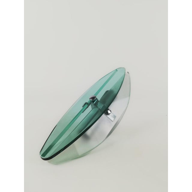 Wall Sconces in Turquoise Glass attributed to Veca, Italy, 1970s, Set of 2 For Sale - Image 6 of 18