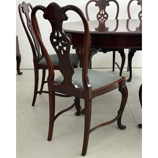 1930s Antique Dining Set in the style of Gerstel, 1930s, Set of 7 For Sale - Image 5 of 18