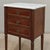 Pair Early 20th Century French Louis XVI Style Mahogany Marble Top Nightstands in the Manner of Maison Jansen For Sale - Image 9 of 18