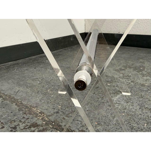 Butler Acrylic Folding Luggage Rack For Sale - Image 12 of 12