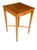 Mid 20th Century Vintage Neoclassical Mahogany Side Table | Louis XVI Revival Accent Table | Carved Rosettes & Fluted Legs | Circa 1930s–1950s For Sale - Image 5 of 13
