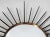 Black Mid Century Iron Starburst Mirror For Sale - Image 8 of 10