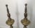 Antique Turned Baluster Brass Fireplace Andirons Fire Dogs - a Pair For Sale In Las Vegas - Image 6 of 13