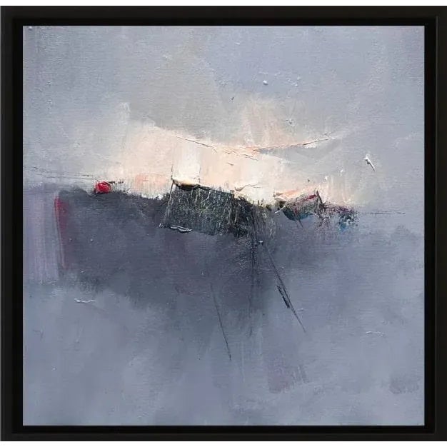 An Abstract Oil Painting, "Reflection 2" For Sale