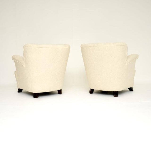 Vintage Danish Club Chairs, 1940, Set of 2 For Sale - Image 4 of 11