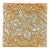 Flor De Pablo Cornsilk Glazed Decorative Ceramic Tile For Sale