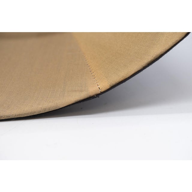 Large Italian Lacquered Vellum & Brass Table Lamp and Shade attributed Aldo Tura, 1960 For Sale - Image 16 of 18