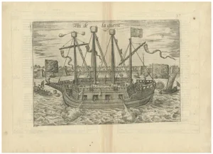 The Behemoth of the Siege of Antwerp, 1585, Print