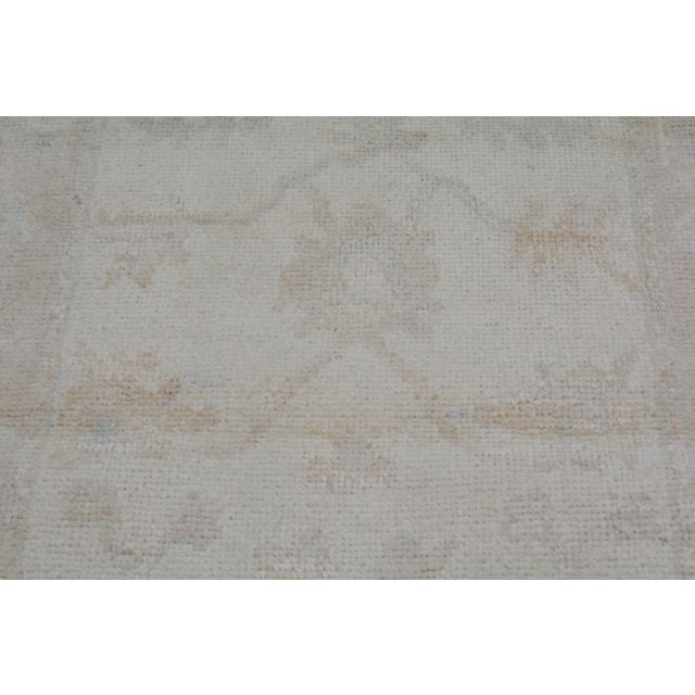 Oushak Hand Knotted Wool Rug, 2'6x9'7'' For Sale - Image 4 of 5