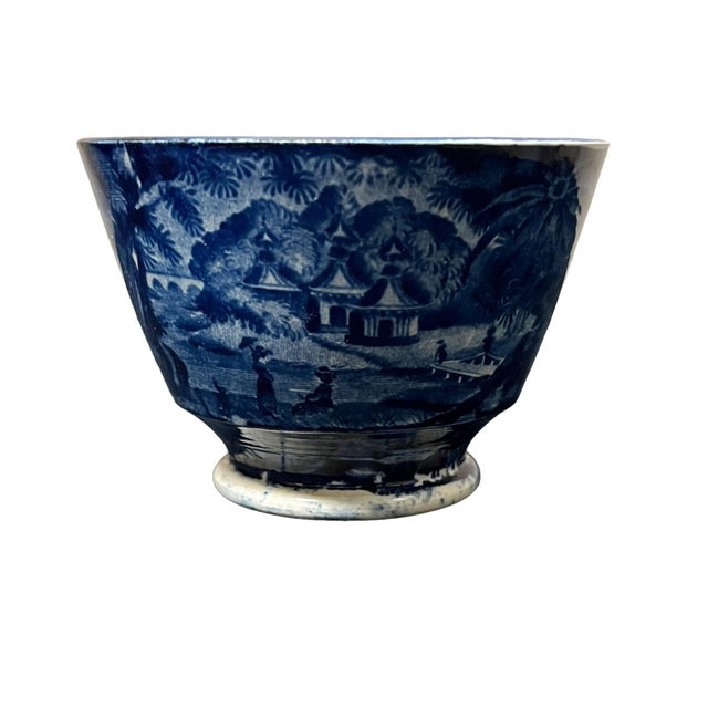 English Historical English Staffordshire Tea Cup and Saucer, Circa 1790-1825 For Sale - Image 3 of 12