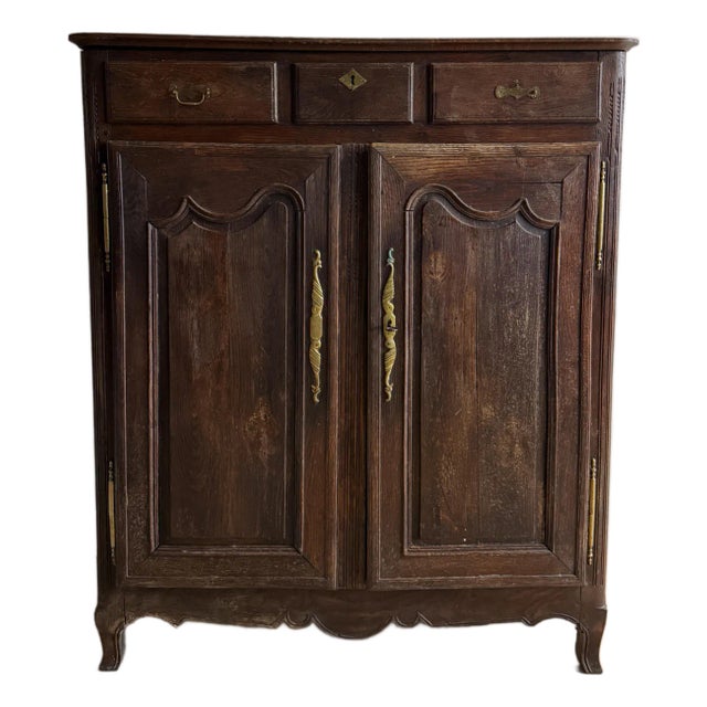 Late 19th Century French Oak Cabinet/Sideboard For Sale