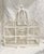 1960s 1960s Architectural White Decorative Birdcage With Domed Pavilion Silhouette For Sale - Image 5 of 6